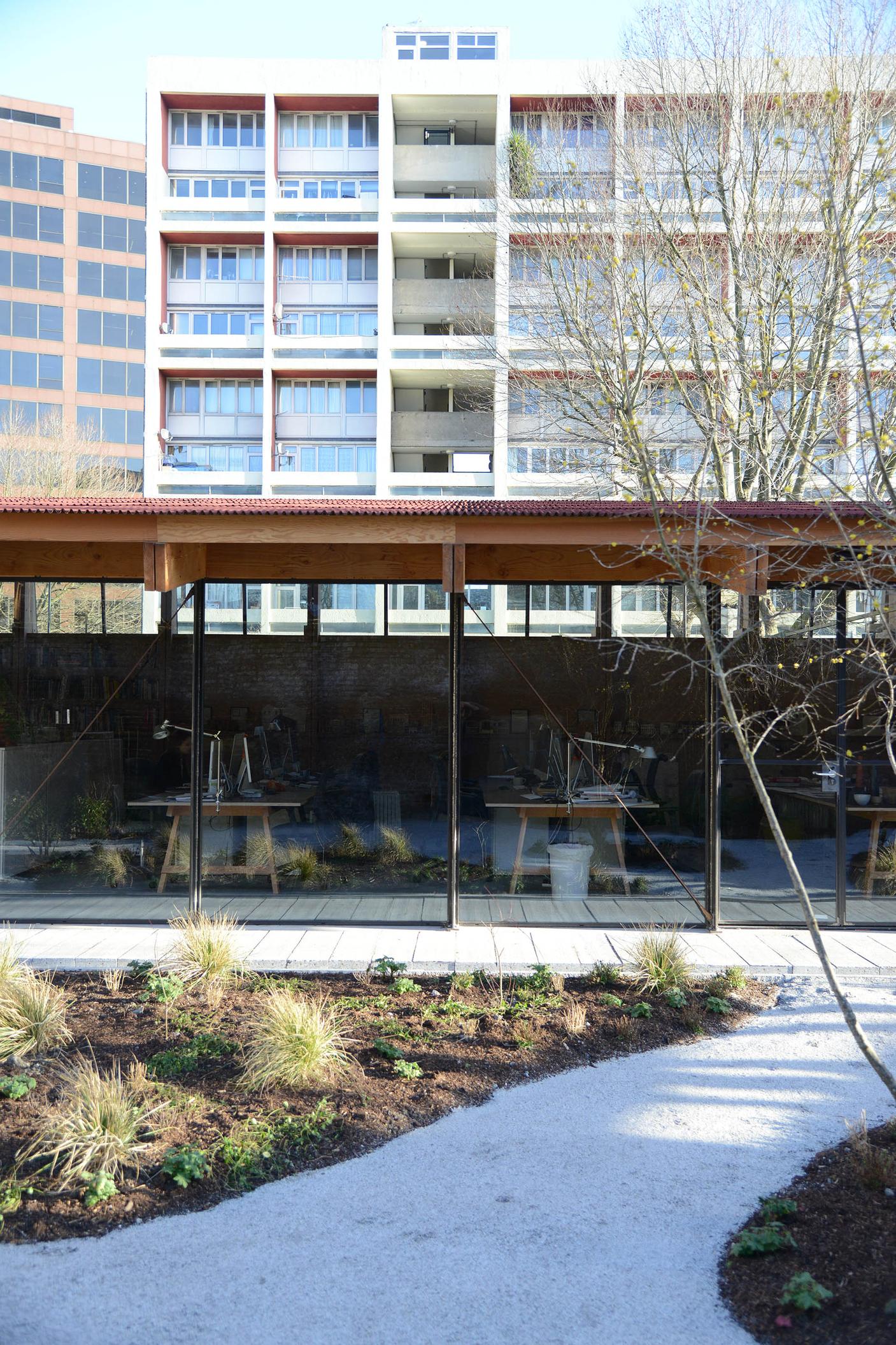South elevation from garden